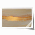 Neutral Abstract Prints – Beige & Gold Earthen Harmony Watercolor Art