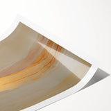 Neutral Abstract Prints – Beige & Gold Earthen Harmony Watercolor Art