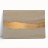 Neutral Abstract Prints – Beige & Gold Earthen Harmony Watercolor Art