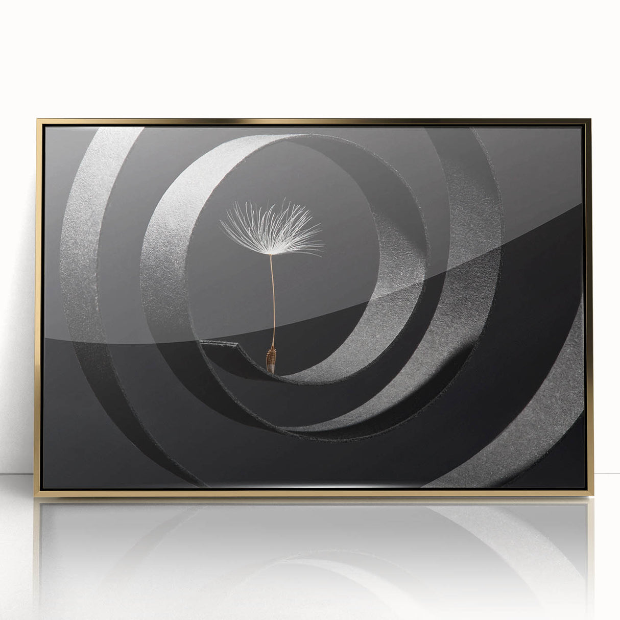 Minimalist Dandelion - Fine Art Photography Metal Prints