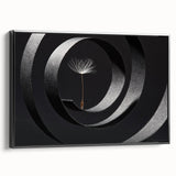 Minimalist Dandelion - Fine Art Photography Metal Prints