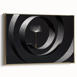 Minimalist Dandelion - Fine Art Photography Metal Prints