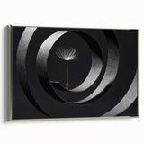 Minimalist Dandelion - Fine Art Photography Metal Prints