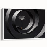 Minimalist Dandelion - Fine Art Photography Metal Prints