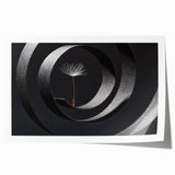 Minimalist Dandelion - Fine Art Photography Metal Prints