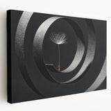 Minimalist Dandelion - Fine Art Photography Metal Prints