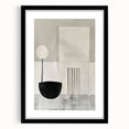 Minimalist Wall Art for Modern Interiors – Black & Gray Geometric Print