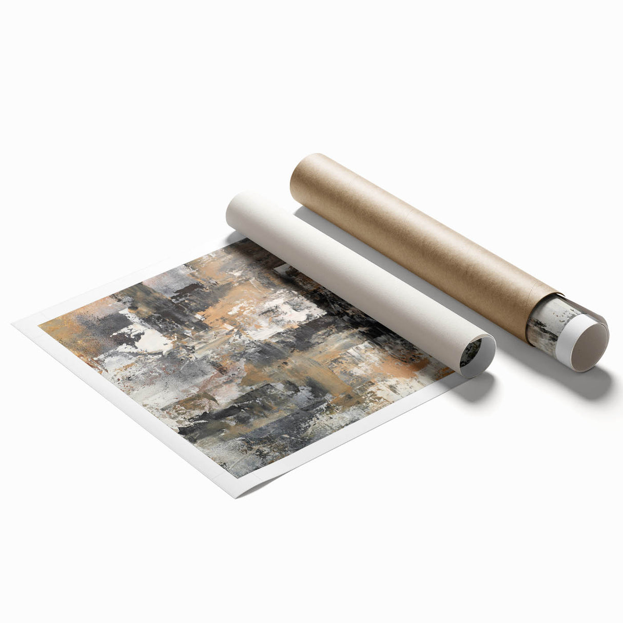 Earth Tone Art – Textured Neutral Abstract from Earthen Harmony Series