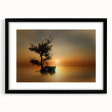 Golden Sunset Reflection - Fine Art Photography Framed Prints