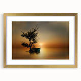 Golden Sunset Reflection - Fine Art Photography Framed Prints