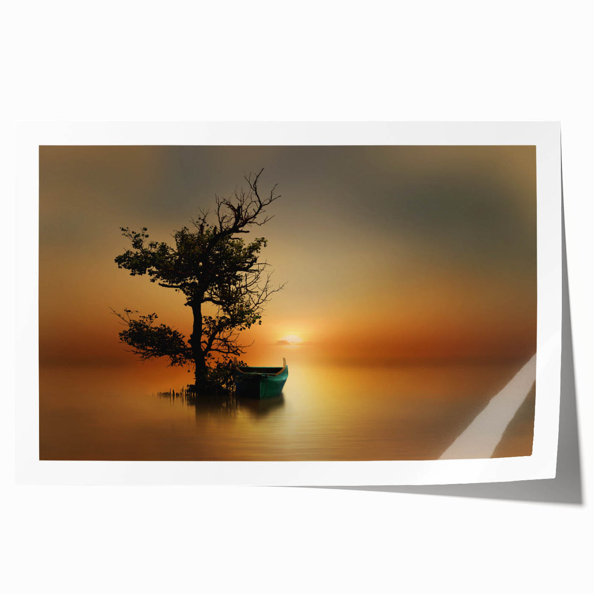 Golden Sunset Reflection - Fine Art Photography Framed Prints