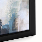 Earthen Harmony Abstracts - Soft Blue & Beige Abstract Wall Art