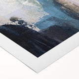 Earthen Harmony Abstracts - Soft Blue & Beige Abstract Wall Art