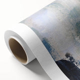 Earthen Harmony Abstracts - Soft Blue & Beige Abstract Wall Art