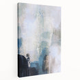 Earthen Harmony Abstracts - Soft Blue & Beige Abstract Wall Art