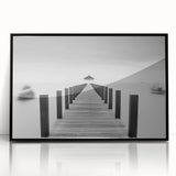 Tranquil Pier View - Fine Art Photography Framed Prints