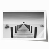 Tranquil Pier View - Fine Art Photography Framed Prints