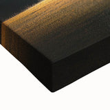 Minimalist Mountain Wall Art – Golden Tree in Sunlight Print