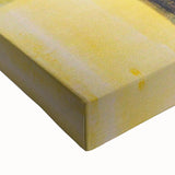 Abstract Wall Art – Yellow & Gray Geometric Modern Painting