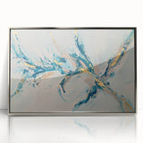 Ocean Breeze Tones – Earthen Harmony Contemporary Canvas Art