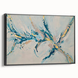 Ocean Breeze Tones – Earthen Harmony Contemporary Canvas Art