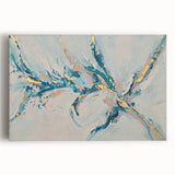 Ocean Breeze Tones – Earthen Harmony Contemporary Canvas Art
