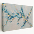 Ocean Breeze Tones – Earthen Harmony Contemporary Canvas Art