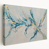 Ocean Breeze Tones – Earthen Harmony Contemporary Canvas Art