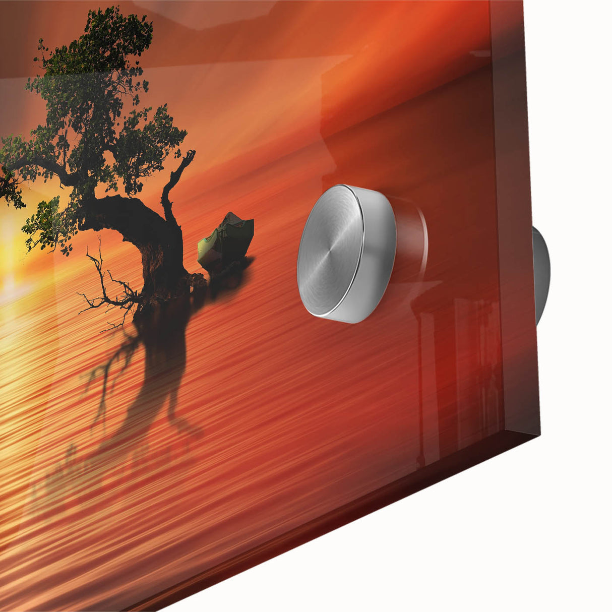 Fiery Sunset Reflection - Fine Art Photography Canvas Prints