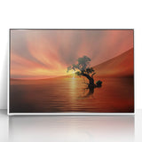 Fiery Sunset Reflection - Fine Art Photography Canvas Prints