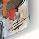 Modern Abstract Paintings – Expressive Ink & Earthy Tones Canvas