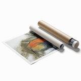 Modern Abstract Paintings – Expressive Ink & Earthy Tones Canvas