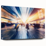 Metropolitan photography art – Abstract urban rush hour print