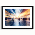 Metropolitan photography art – Abstract urban rush hour print