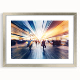 Metropolitan photography art – Abstract urban rush hour print