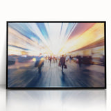 Metropolitan photography art – Abstract urban rush hour print