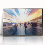 Metropolitan photography art – Abstract urban rush hour print