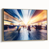 Metropolitan photography art – Abstract urban rush hour print