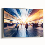 Metropolitan photography art – Abstract urban rush hour print