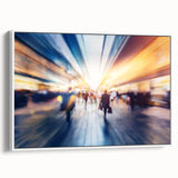 Metropolitan photography art – Abstract urban rush hour print