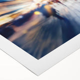 Metropolitan photography art – Abstract urban rush hour print