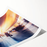 Metropolitan photography art – Abstract urban rush hour print