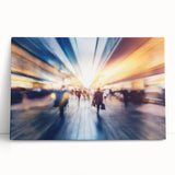 Metropolitan photography art – Abstract urban rush hour print