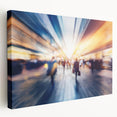 Metropolitan photography art – Abstract urban rush hour print