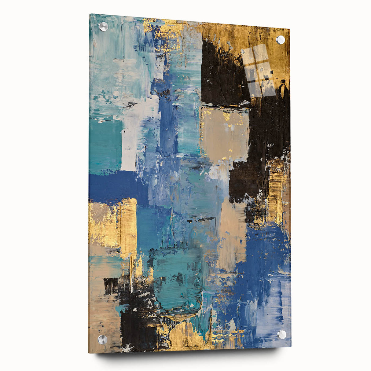 Bold Oceanic Hues – Earthen Harmony Neutral Abstract Prints