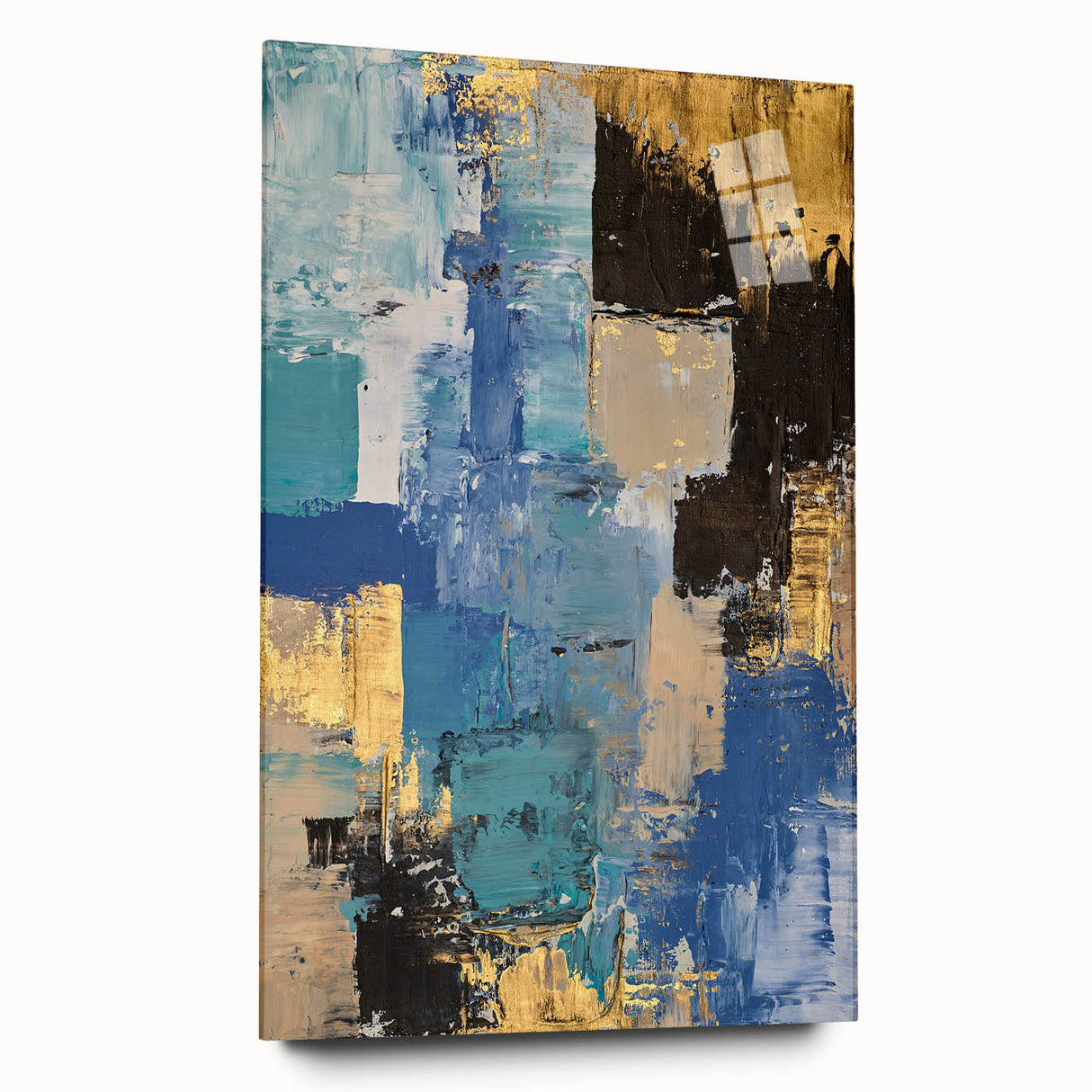 Bold Oceanic Hues – Earthen Harmony Neutral Abstract Prints