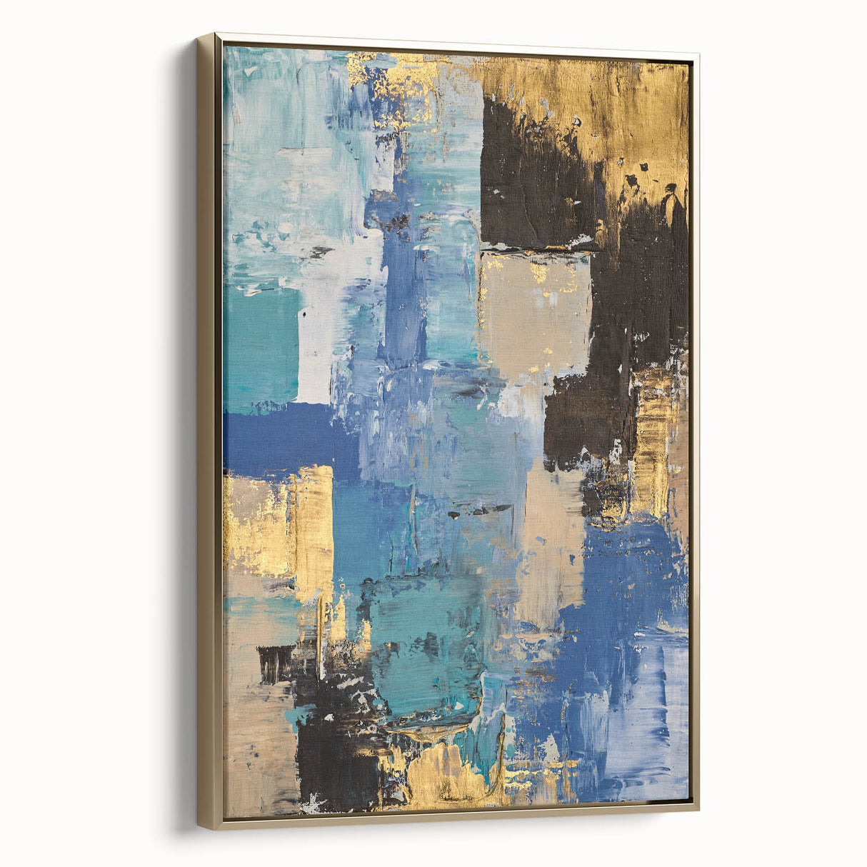 Bold Oceanic Hues – Earthen Harmony Neutral Abstract Prints