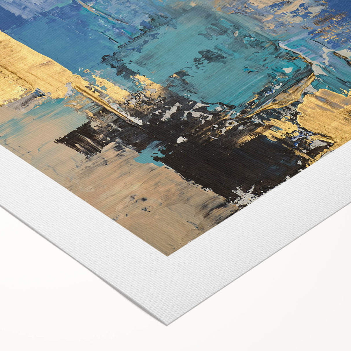 Bold Oceanic Hues – Earthen Harmony Neutral Abstract Prints
