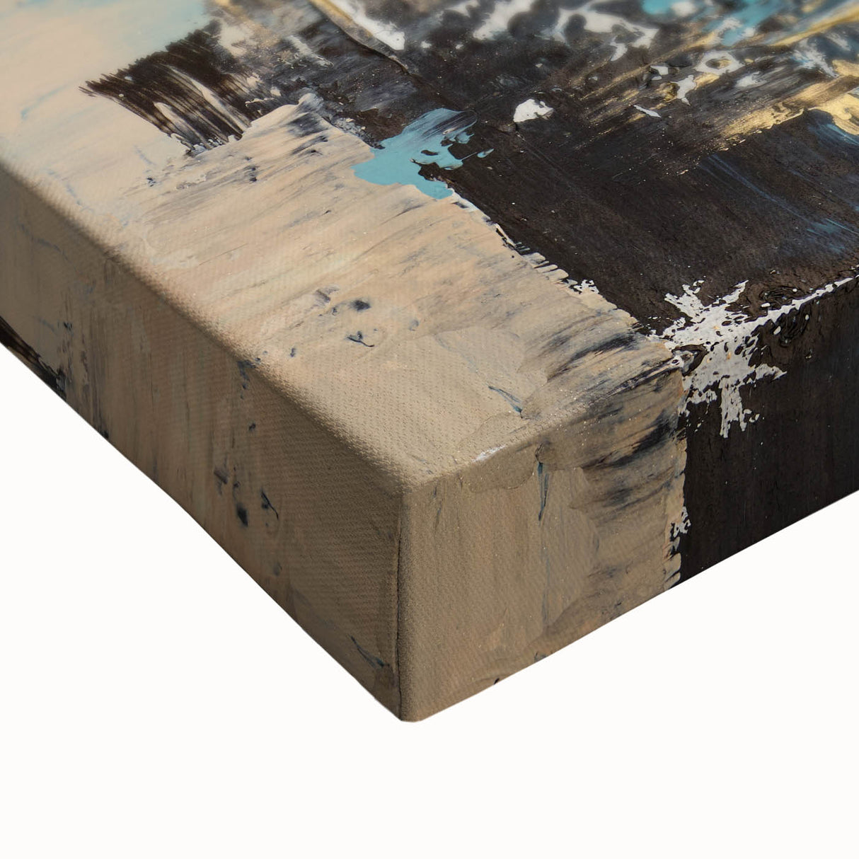 Bold Oceanic Hues – Earthen Harmony Neutral Abstract Prints