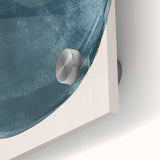 Contemporary Minimalist Wall Art – Teal, Beige & Burnt Orange Shapes